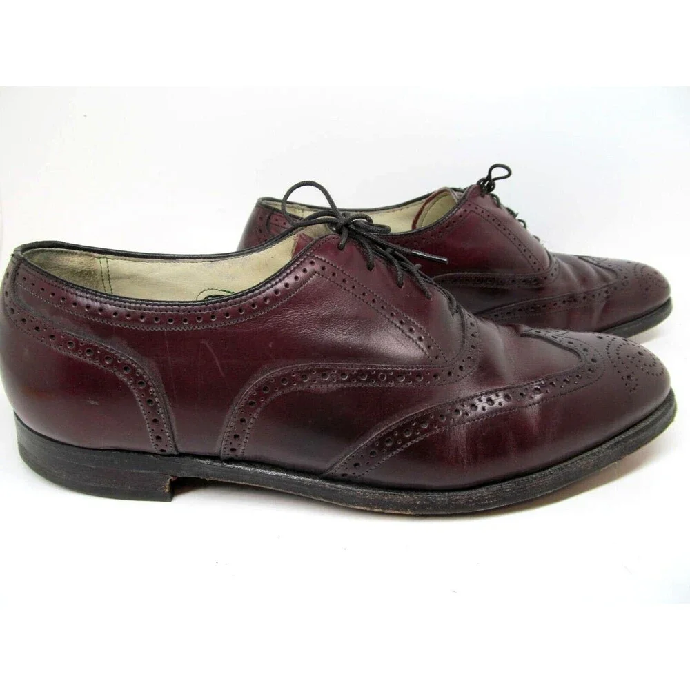 Florsheim Imperial Comfortech Brown Leather Wingtip Oxfords  US 9 D